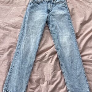 Light wash straight leg Jeans